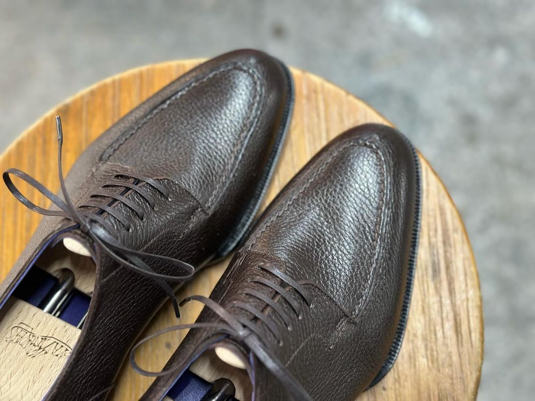 REGAL II - COFFEE BROWN SPLIT TOE DERBY LACEUP