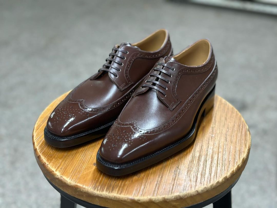 EBONSTEP - BROWN CRUST WINGTIP DERBY LACEUP