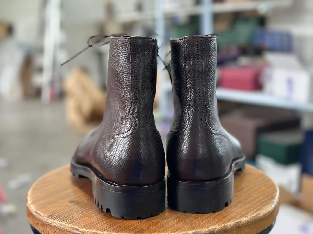 PRIME - LEGENDARY BROWN MILLED SPLIT TOE LACE BOOT