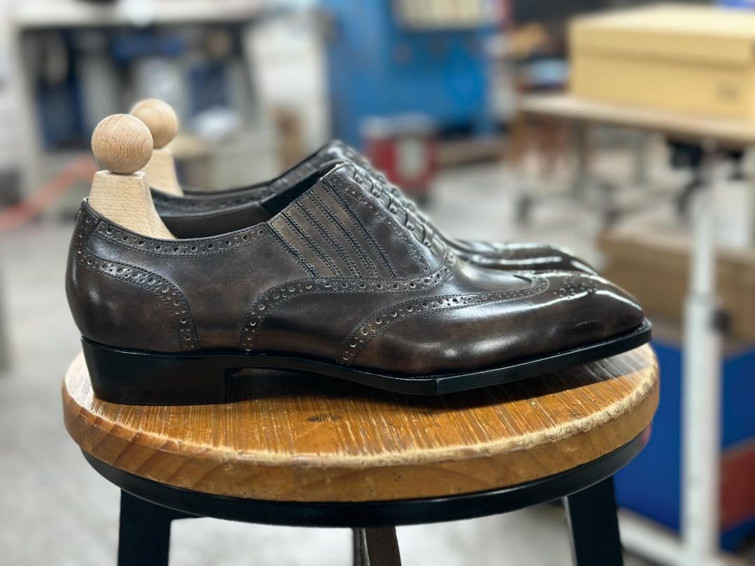 LORENZO - COFFEE BROWN OXFORD LACEUP