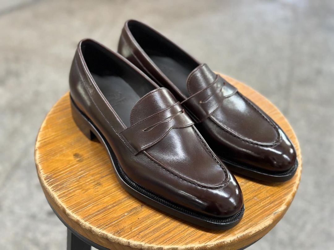 RONIN - BROWN SLEEK PENNY LOAFER
