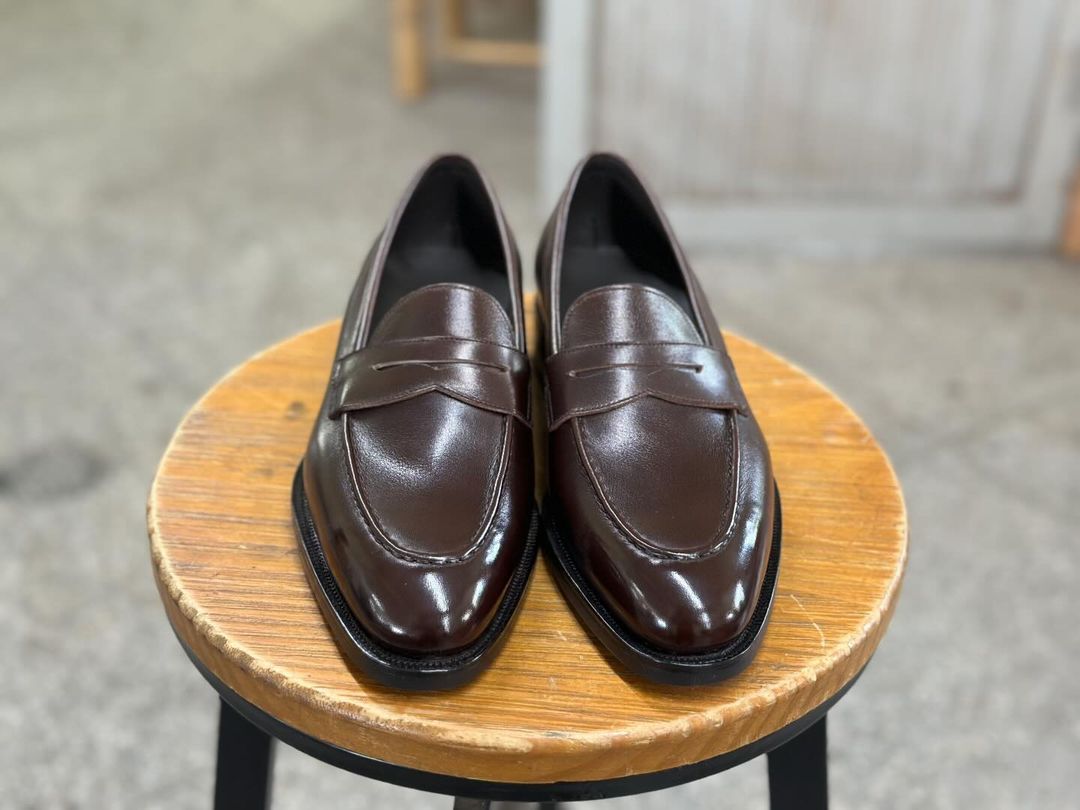 RONIN - BROWN SLEEK PENNY LOAFER
