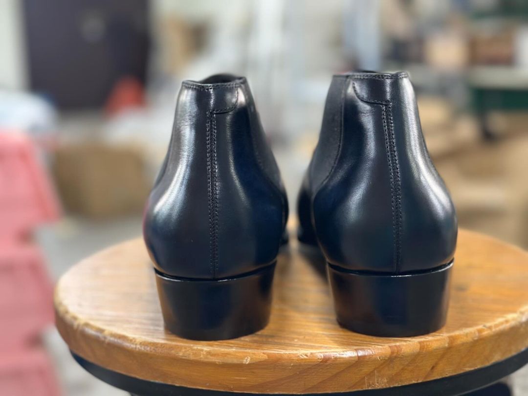 VELORE - SOPHISTICATED BLUE LOW ANKLE BOOT
