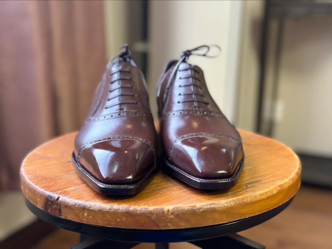 MAJESTIC - CAPSTONE CHARM COFFEE BROWN OXFORD LACEUP