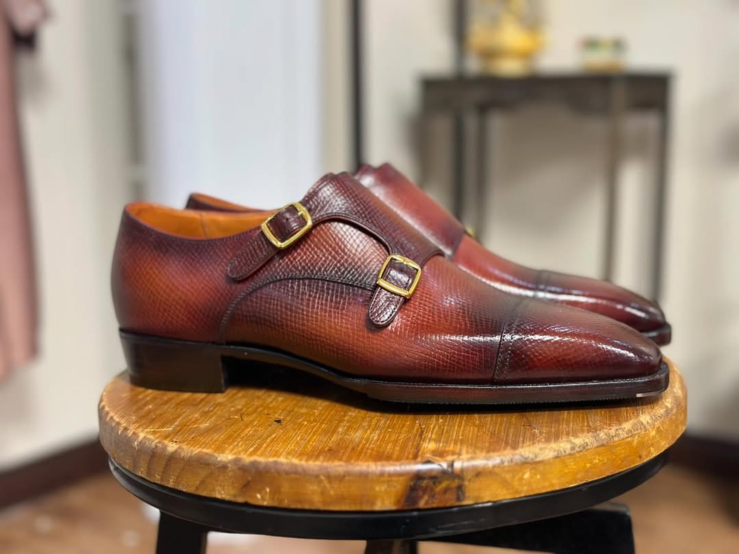 MAXIMUS - LUXURY DOUBLE TONE MONKSTRAP