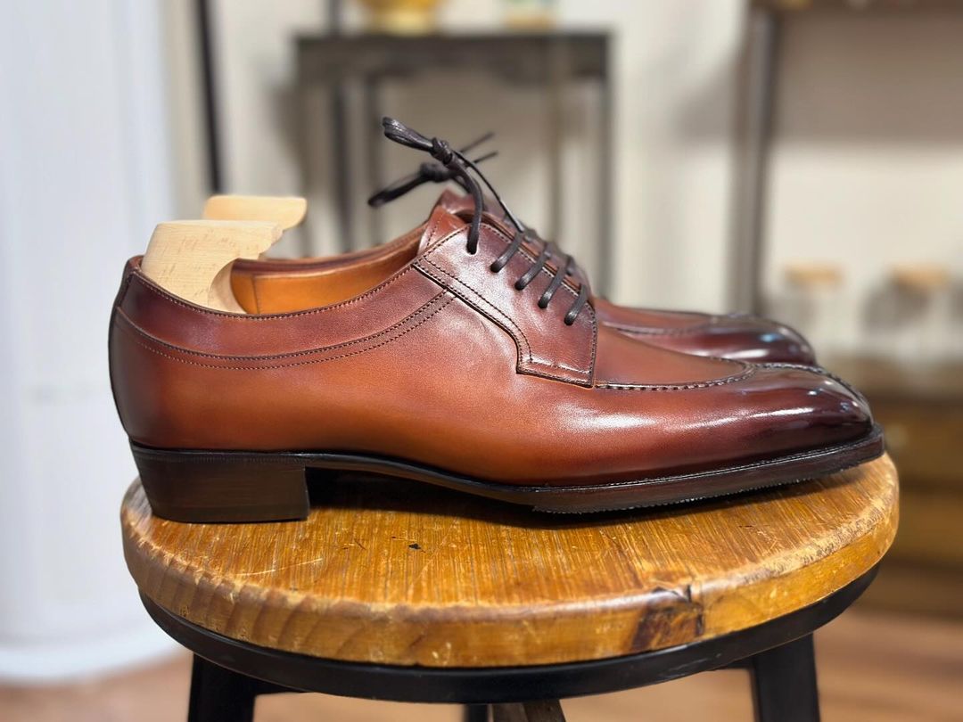 REGAL - BROWN MOC TOE DERBY LACEUP