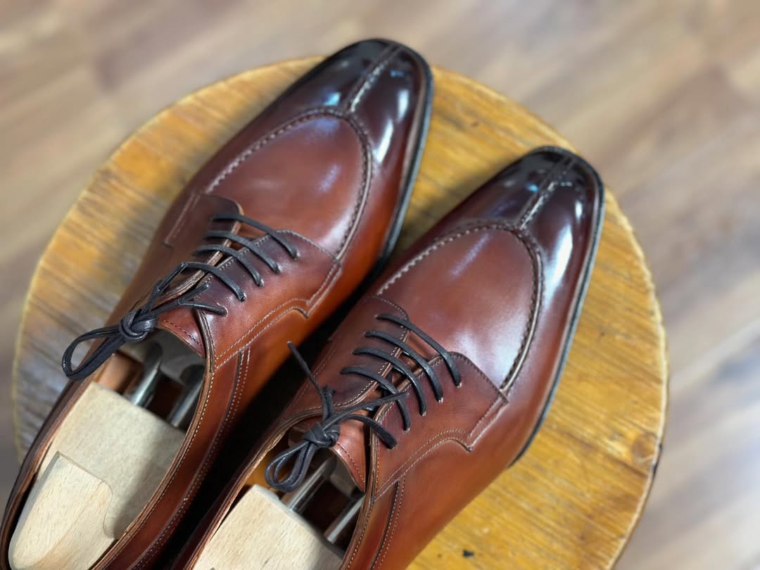 REGAL - BROWN MOC TOE DERBY LACEUP