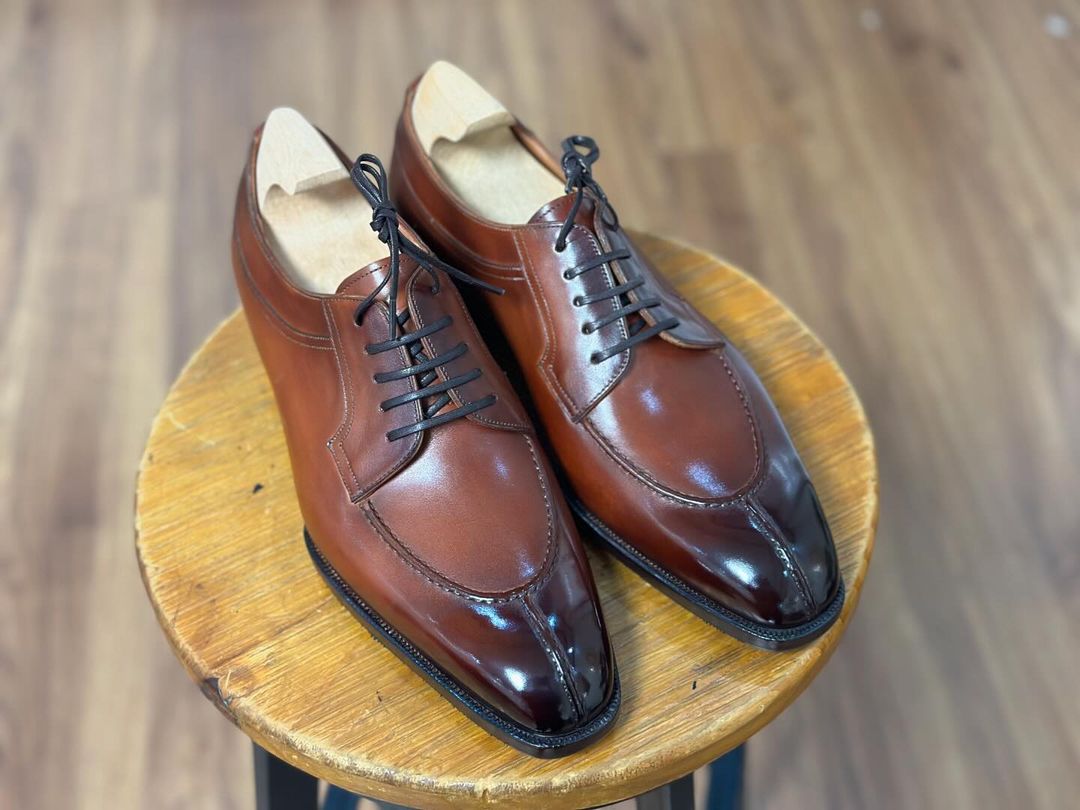 REGAL - BROWN MOC TOE DERBY LACEUP