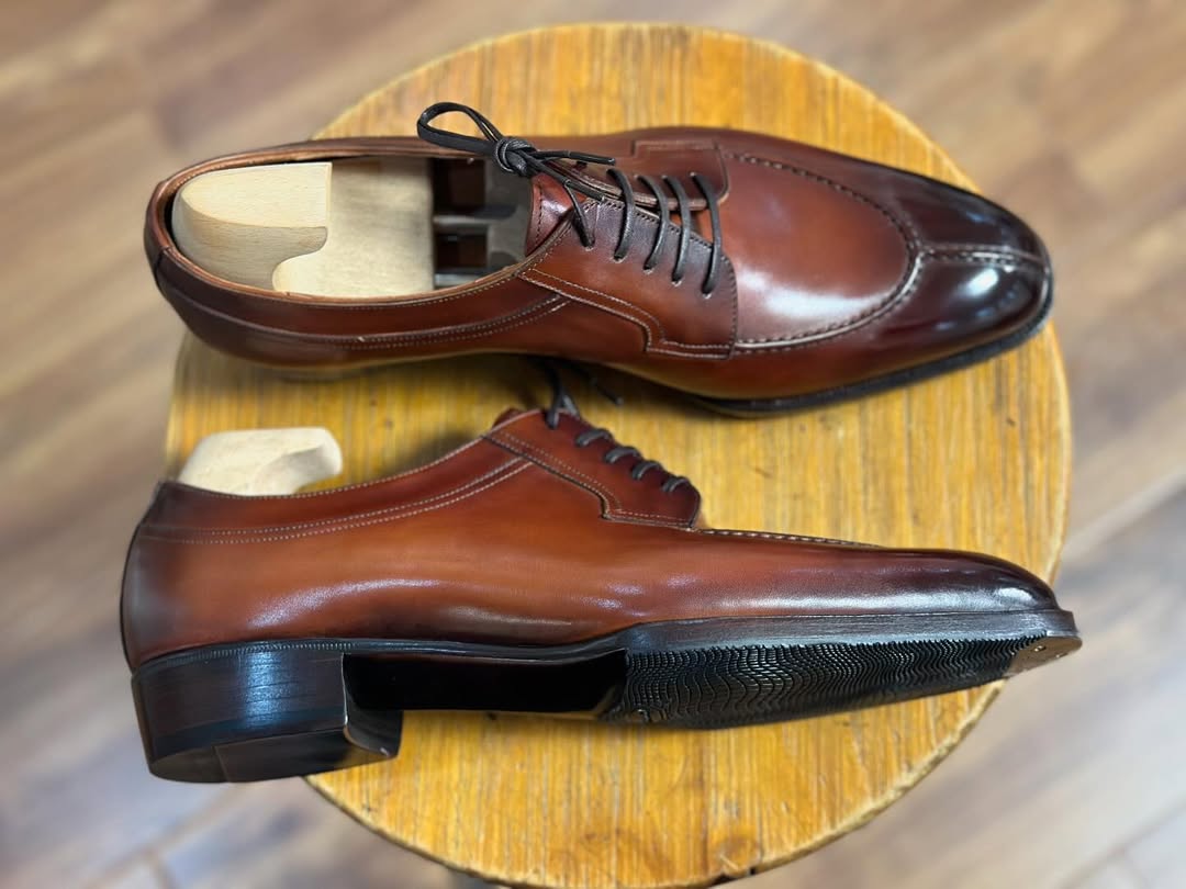 REGAL - BROWN MOC TOE DERBY LACEUP