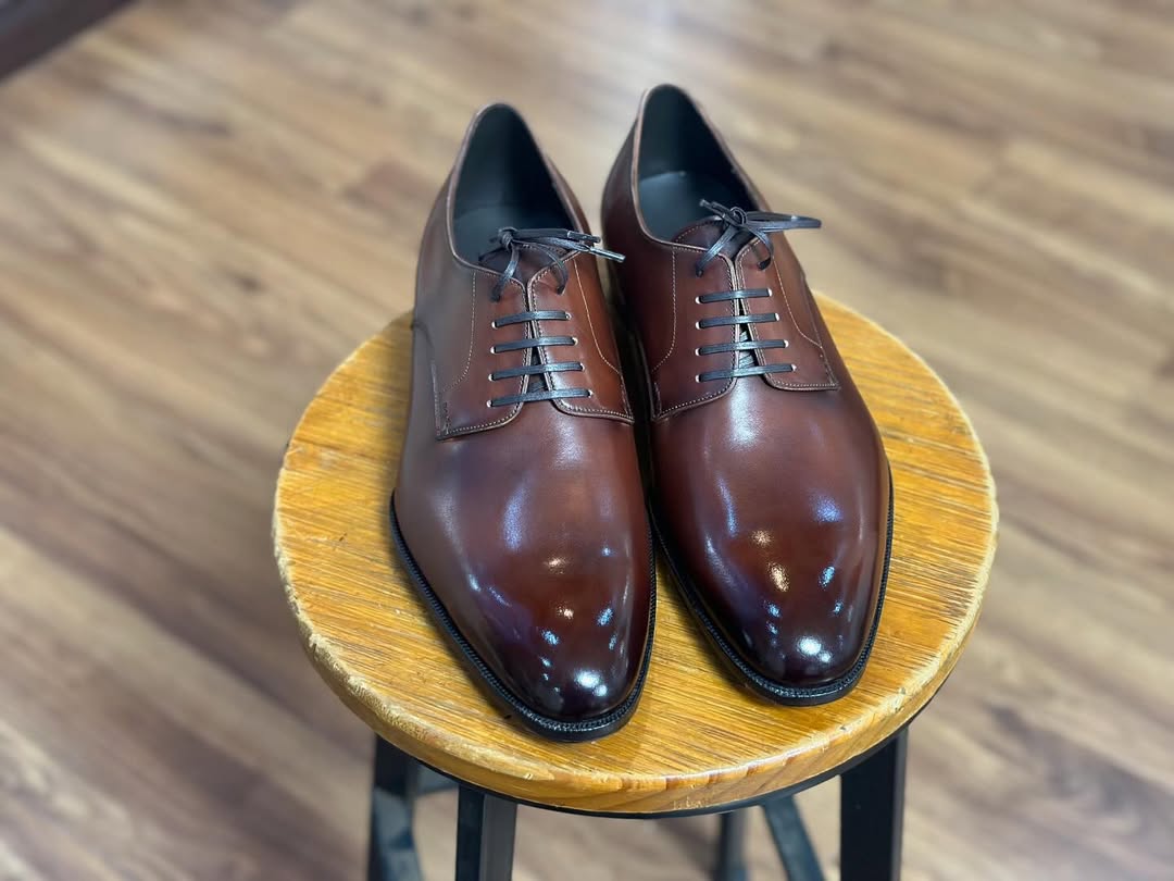 GEORGE - RED BROWN DERBY LACEUP