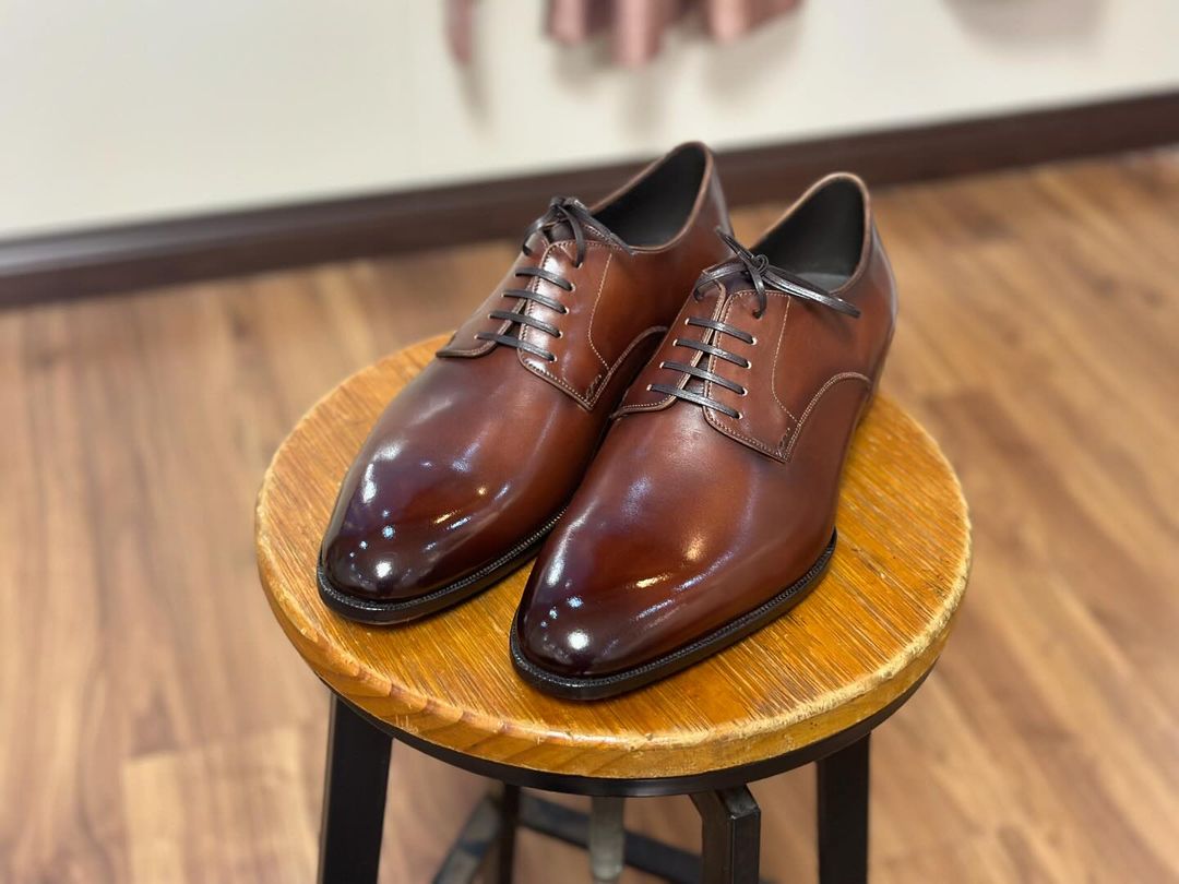 GEORGE - RED BROWN DERBY LACEUP