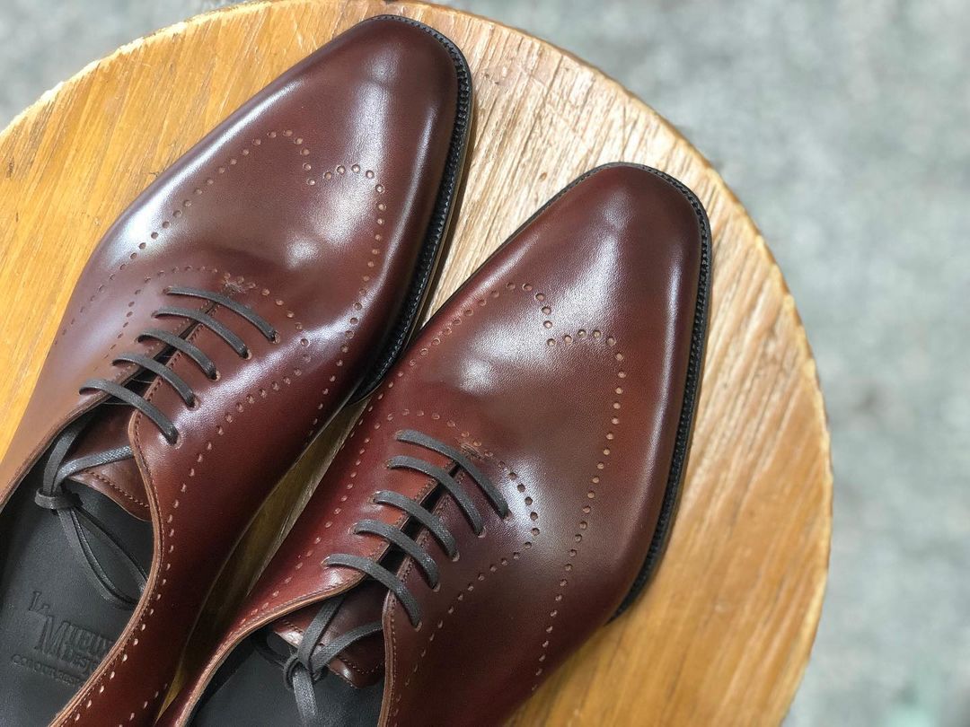 PINNACLE - MARRON BROWN WINGTIP OXFORD LACEUP