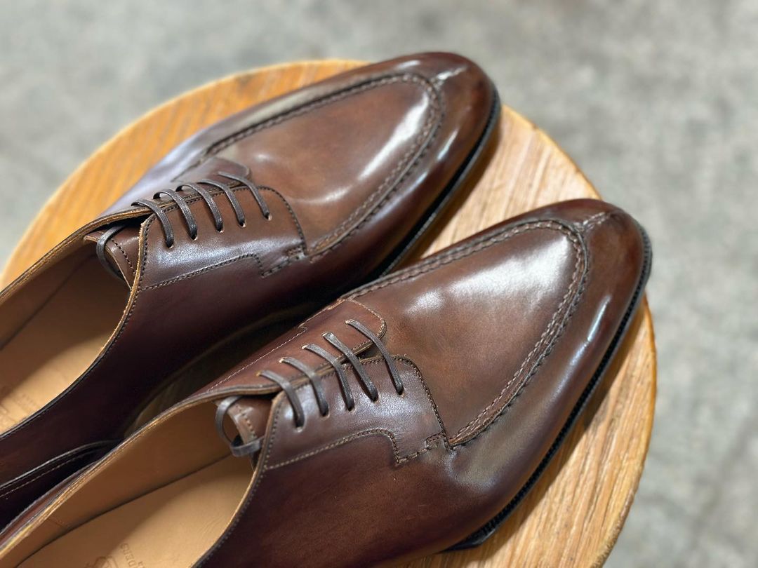 REGAL - PATINA BROWN SPLIT TOE LACEUP