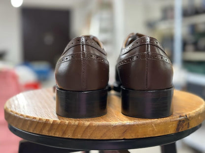 EBONSTEP - BROWN CRUST WINGTIP DERBY LACEUP