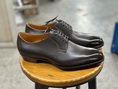 CORDIAN - BROWN CRUST FORMAL DERBY LACEUP