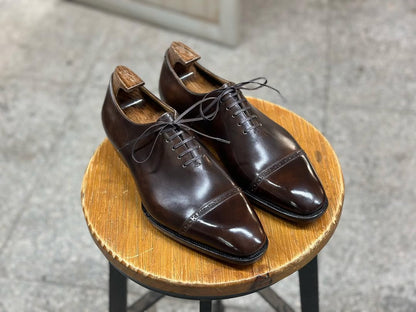 FORME - PREMIUM BROWN CAP TOE OXFORDS