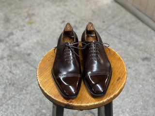 FORME - PREMIUM BROWN CAP TOE OXFORDS