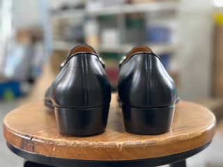 BASILE - ETERNAL BLACK HORSEBIT LOAFER