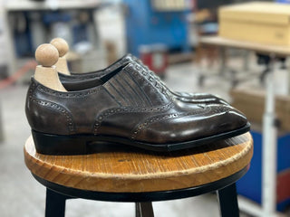 LORENZO FIDDLEBACK | COFFEE LEATHER LACEUP