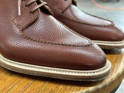 REGAL II - CHESTNUT BROWN SPLIT TOE DERBY LACEUP
