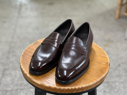 RONIN - BROWN SLEEK PENNY LOAFER