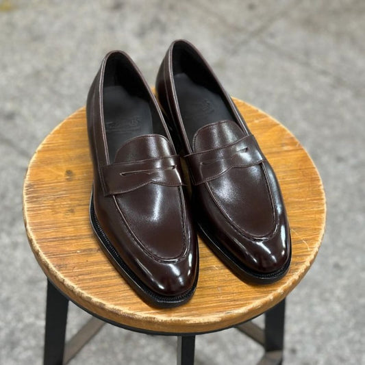 RONIN - BROWN SLEEK PENNY LOAFER