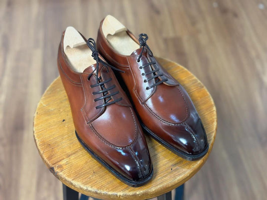 REGAL - BROWN MOC TOE DERBY LACEUP