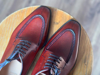 REGAL II - REDDISH SPLIT TOE DERBY LACEUP