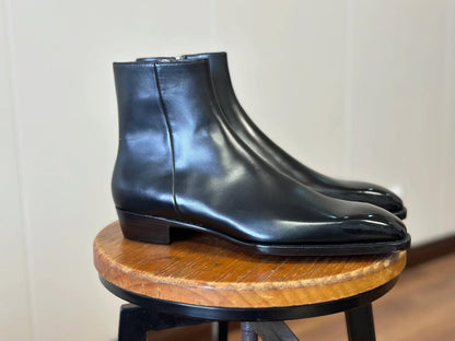 LOUIS - BLACK CHAIN BOOT