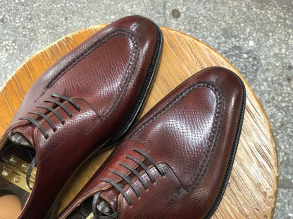 REGAL II - MAROON BROWN SPLIT TOE DERBY SHOES