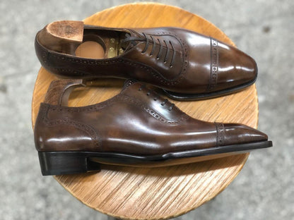 MAJESTIC - APEX ANTIQUE BRONZE OXFORD LACEUP