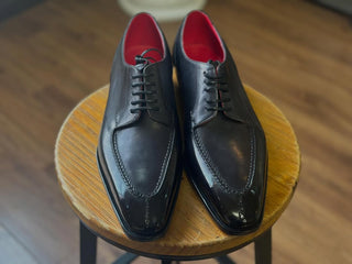 ALEXIS FIDDLEBACK | BLACK SPLIT TOE DERBY