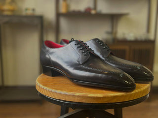 ALEXIS FIDDLEBACK | BLACK SPLIT TOE DERBY