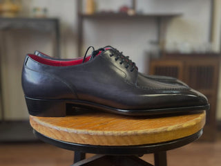 ALEXIS FIDDLEBACK | BLACK SPLIT TOE DERBY