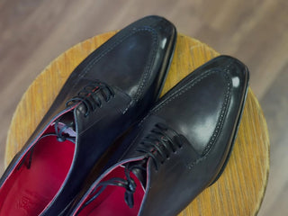 ALEXIS FIDDLEBACK | BLACK SPLIT TOE DERBY