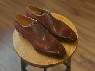 SYDNEY FIDDLEBACK | BROWN BALMORAL OXFORDS