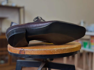 SHANNON FIDDLEBACK | PURPLE LEATHER WINGTIP DERBY