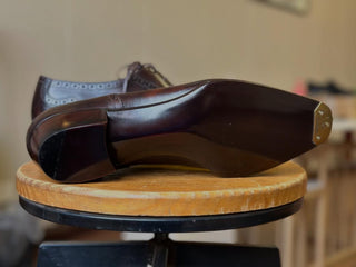 OLIVER FIDDLEBACK | BROWN CAP TOE LACEUPS