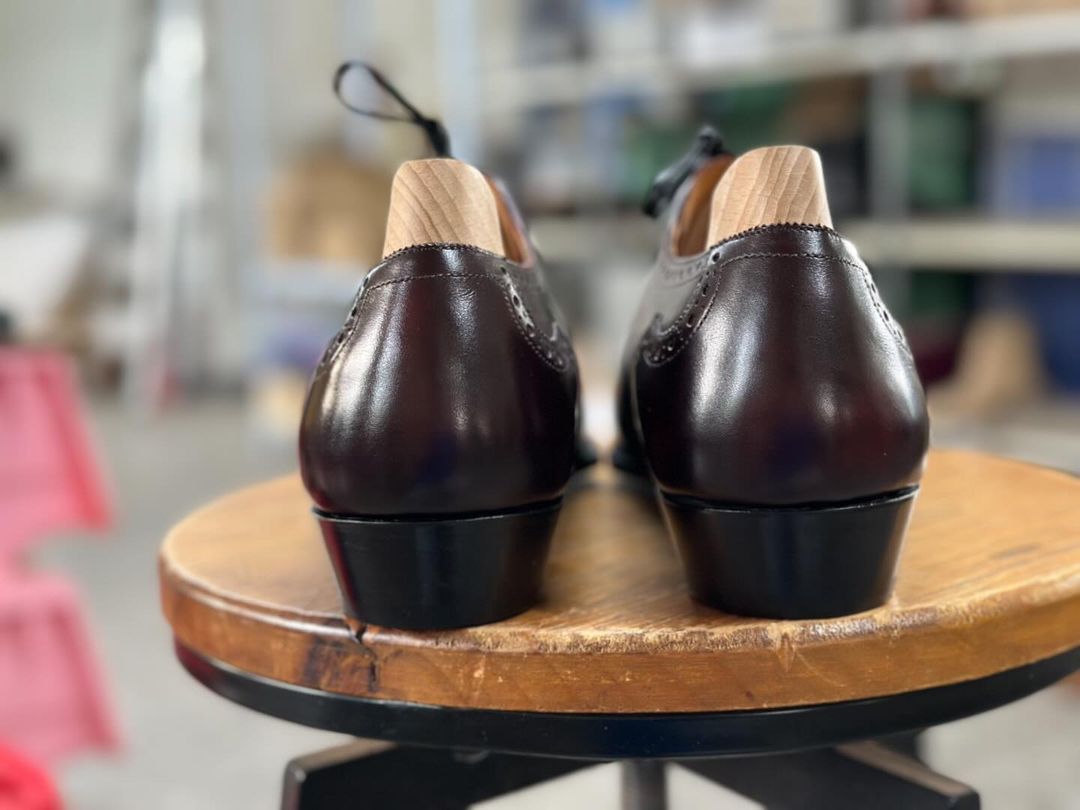 ADELAIDE - LUXURY COFFEE BROWN OXFORD LACEUP