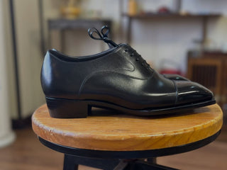 Marcus - BLACK CAPTOE OXFORD LACEUPS