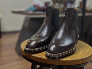 WALTER FIDDLEBACK | BROWN CHELSEA BOOTS