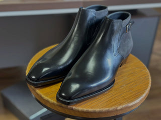 VALOR 07 - BLACK JODHPUR ANKLE BOOTS