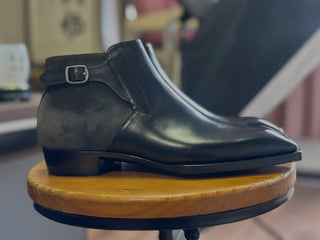 VALOR 07 - BLACK JODHPUR ANKLE BOOTS