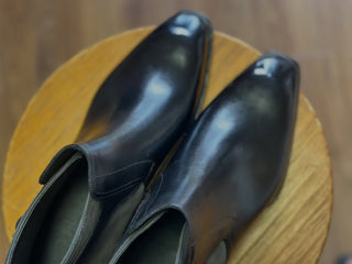VALOR 07 - BLACK JODHPUR ANKLE BOOTS