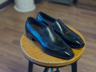 SCOTT FIDDLEBACK | BLACK SPLIT TOE LOAFER