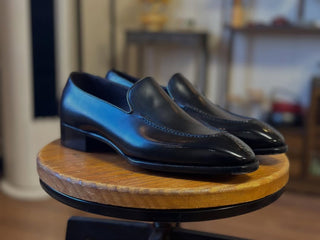 SCOTT FIDDLEBACK | BLACK SPLIT TOE LOAFER