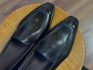 SCOTT FIDDLEBACK | BLACK SPLIT TOE LOAFER