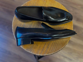 SCOTT FIDDLEBACK | BLACK SPLIT TOE LOAFER