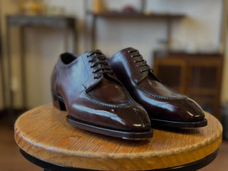 BLAKE FIDDLEBACK | DARK BROWN SPLIT TOE DERBY