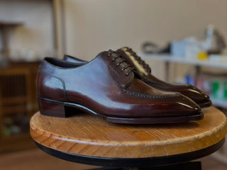 BLAKE FIDDLEBACK | DARK BROWN SPLIT TOE DERBY